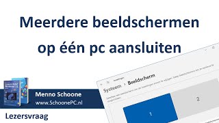 Meerdere beeldschermen op één pc aansluiten en het effect op de muiscursor [upl. by Casanova]