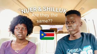 SPEAKING NUER AND SHILLUK  Language Comparison [upl. by Coussoule]