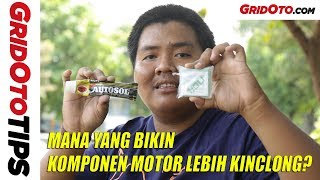 Cara Bikin Kinclong Motor Modal Rp 20 Ribuan  How To  GridOto Tips [upl. by Nnaycart]