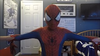 Classic SpiderMan Sayer Spidey ZentaiZone Suit Review [upl. by Wesle513]