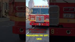 The Philadelphia Fire Dept Siren [upl. by Studnia835]