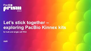 Let’s stick together – exploring PacBio Kinnex kits [upl. by Ayojal]