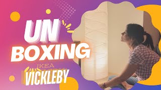 Ikea Vickleby Floor Lamp 🛋️ Unboxing Assembling and First Look [upl. by Allesor]