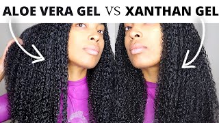 Aloe Vera Gel VS Xanthan Gel as Detanglers For Natural Hair  Which One is Better [upl. by Emarej640]