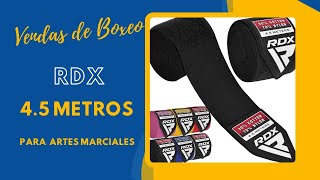 Vendas de boxeo RDX 45 metros negras 👊 y más colores para artes marciales 🔥 entrena duro boxeo [upl. by Itteb694]