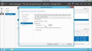 Storage Spaces  Part 3  Create a Storage Space Virtual Disk [upl. by Persian]