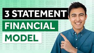 Build a 3 Statement Financial Model FULL Tutorial  Free Template [upl. by Freed]