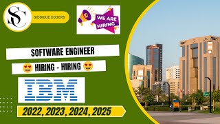 IBM Hiring Freshers 2023 2024 2025  BE BTech MCA  Apply Now [upl. by Hayse273]