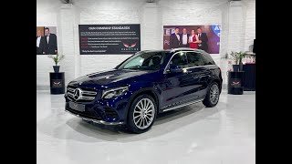 Mercedes GLC 350d 9G Auto AMG LINE Premium Plus Cavansite Blue Review [upl. by Sharity]