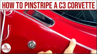 Applying Vinyl PINSTRIPING [upl. by Demetri]