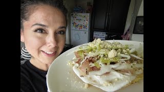 Tostadas de pata en vinagre con salsa verdeMarisolpink [upl. by Tessy]