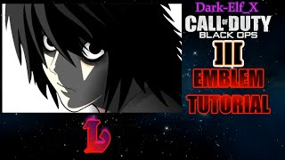 Black Ops 3 Emblem  L Death Note [upl. by Yttig]