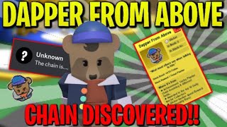 READ DISC NEW Dapper from above chain discovered  Roblox bee swarm simulator [upl. by Mariann820]