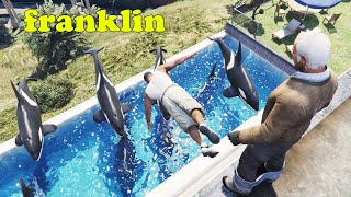 GTA 5 Pushing Pedestrians Episode 02 [upl. by Toshiko]