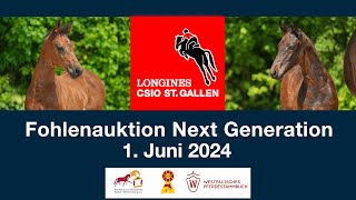 Fohlenauktion Next Generation 1 Juni 2024  Trailer [upl. by Trix957]