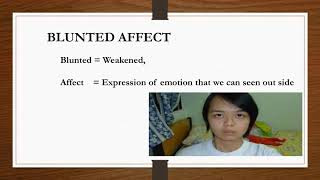 BLUNTED AFFECT [upl. by Eleanora729]