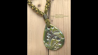 Part 1  Alternative method of attaching a pendant to your Kumihimo braiding with soutache [upl. by Kahlil389]