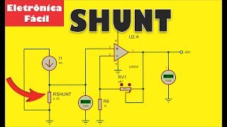 Resistor Shunt para Amperímetro O que é e Como utilizar Eletrônica Fácil [upl. by Nashom]