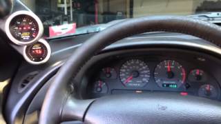 Turbo V6 mustang 3400rpm 2step [upl. by Sibilla331]