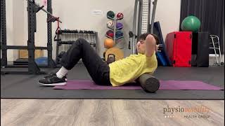 Thoracic Extension on a Foam Roller [upl. by Erodeht]