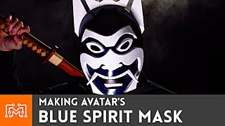 Making the Blue Spirit Mask from Avatar The Last Airbender  I Like To Make Stuff [upl. by Cherye356]