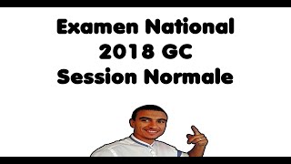 Examen national 2018 GC normal Amortissement Compta DARIJA [upl. by Yelyr45]