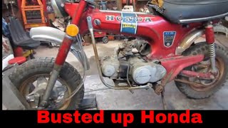 will it Run  worn out Honda Trail 70 [upl. by Spitzer]