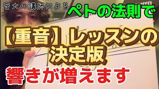 バイオリン初心者から名手まで【重音レッスンの決定版】 もちろん単音にも生きる『ペトの法則』 [upl. by Ikcim210]