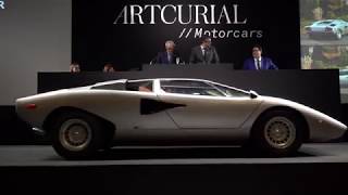 Vente Artcurial  Lamborghini LP400 Countach quotPeriscopioquot  1974 [upl. by Yemrej683]