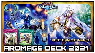 AROMAGE Deck 2021   Balance Nerf   BEST F2P Deck  YuGiOh  Duel Links [upl. by Molahs]