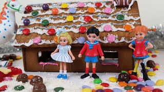 Pippi Långstrump Pepparkakshus  Julkalendern 2017 Avsnitt 14  Lek och lär [upl. by Esorbma]