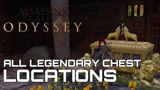 Assassins Creed Odyssey ALL LEGENDARY CHEST LOCATIONS [upl. by Mullen]