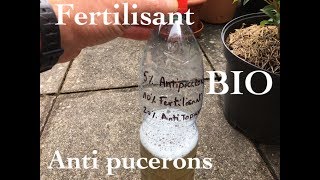 POTION BIO Anti pucerons  Fertilisant  Anti taupins [upl. by Aicenra]