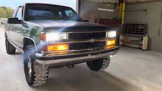 OBS CHEVY LED HEADLIGHTS  REVIEW [upl. by Betty]