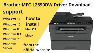 Brother MFCL2690DW Driver Download and Setup Windows 11 Windows 10Mac 13 Mac 12 Mac 11 [upl. by Alasdair]