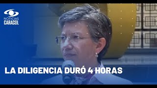 Fiscalía interrogó a Claudia López por presuntos actos de corrupción [upl. by Hayila]