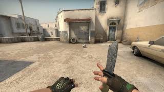 CSGO URSUS KNIFE DAMASCUS STEEL FACTORY NEW  SKIN SHOWCASE [upl. by Relyk]