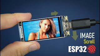 How to Scroll Image ESP32 and TFT display [upl. by Wystand134]