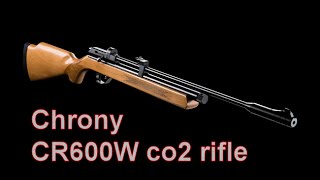 SPA CR600W CO2 RIFLE chrony 10 shots [upl. by Atteiram836]