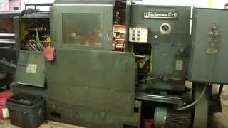 Wickman automatic screw machine 138quot 6 spindle with threading [upl. by Ained]