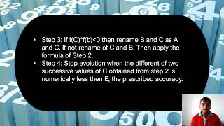 Bisection method  MATHEMATICS Video Assignment 1 [upl. by Novyart624]