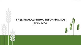 4 Kaip įvesti tręšimo informaciją ją pakoreguoti išsaugoti [upl. by Ahtekahs]