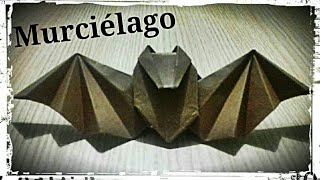 Murciélago de Papel  Origami [upl. by Beffrey]