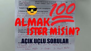 5 Sınıf Din Kültürü 2 Dönem 1 Yazılı [upl. by Haisoj359]