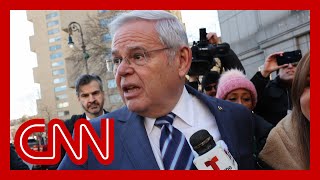 Sen Bob Menendez arraigned on new bribery obstruction charges [upl. by Eecyac]