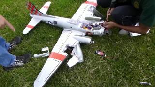 FreeWing B17 Maiden and Crash [upl. by Corena]