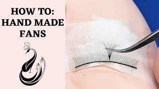 How to Hand Make Your Own Volume Eyelash Extension Fans  Easy and Fast Way  Yegi Beauty [upl. by Inig]