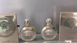 Fake vs Real Versace Eros Pour Femme Perfume [upl. by Fayina]