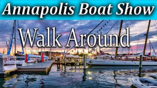 Sailing Full time Annapolis Sailboat show Pure Chaos [upl. by Anavoig]