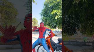 GreenMan comedy SpiderMan funny video 😂 spiderman [upl. by Flatto]